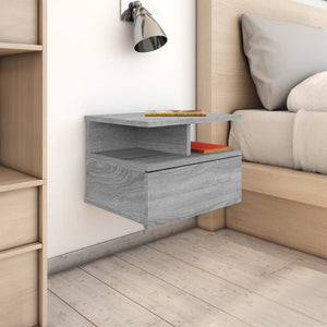 Hängender Nachttisch Grau Sonoma 40 cm