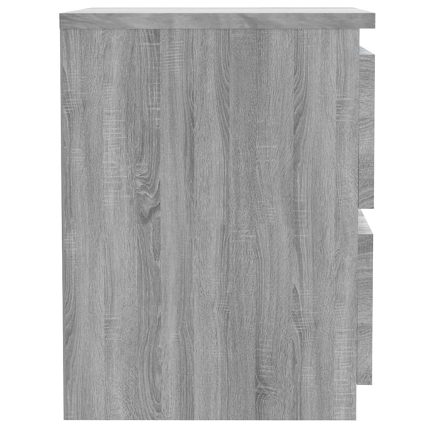 Grauer Sonoma Nachttisch 30x30x40 cm