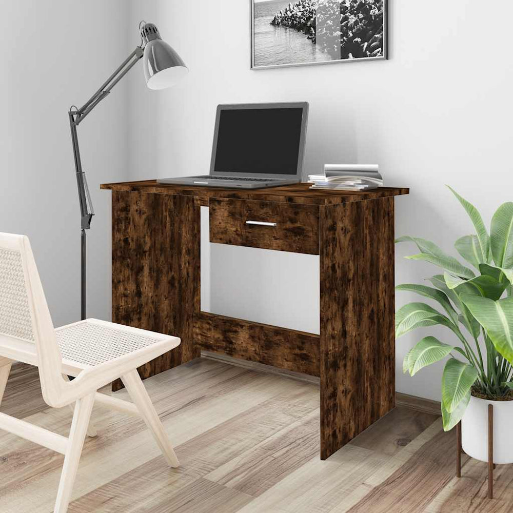 Schreibtisch Räuchereiche 100x50 cm