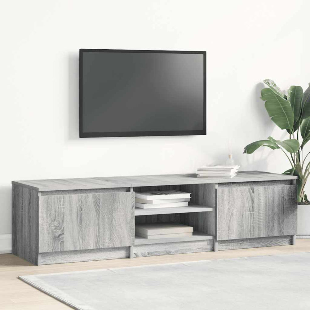TV-Schrank Grau Sonoma 140 cm