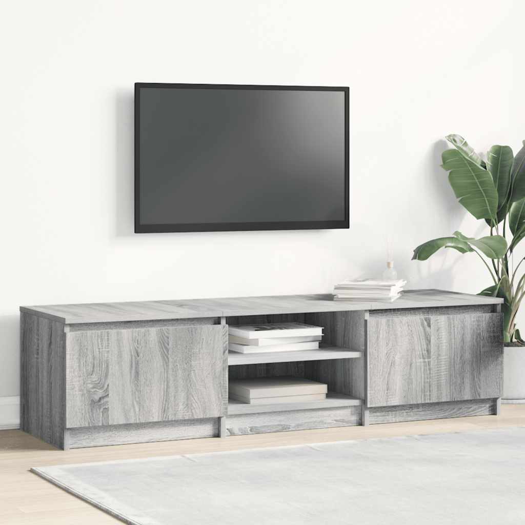 TV-Schrank Grau Sonoma 140 cm