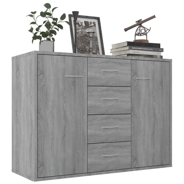 Sideboard Grau Sonoma 88x30x65 cm