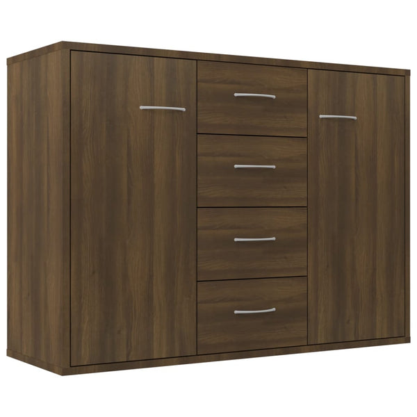 Sideboard Braun Eichenoptik 88x30x65 cm