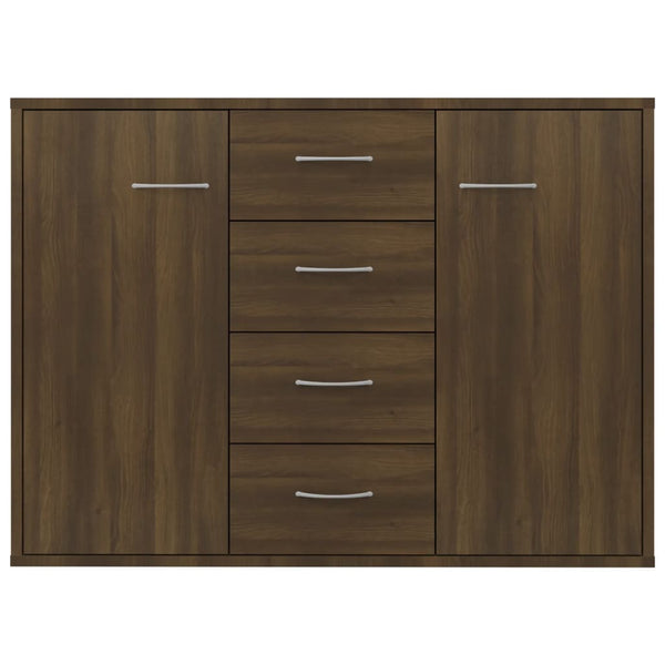 Sideboard Braun Eichenoptik 88x30x65 cm