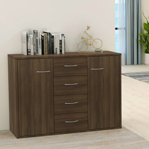 Sideboard Braun Eichenoptik 88x30x65 cm