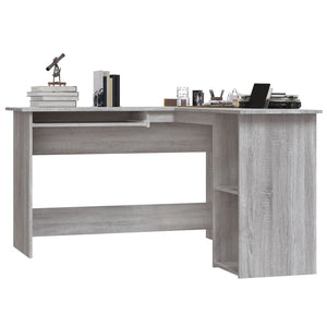 Eckschreibtisch Grau Sonoma 120x140 cm