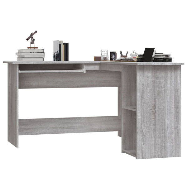 Eckschreibtisch Grau Sonoma 120x140 cm