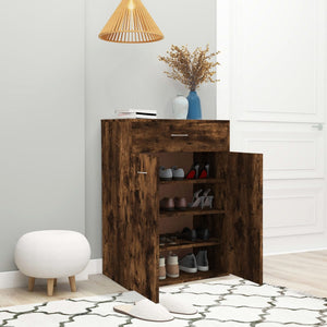 Schuhschrank Räuchereiche 60 cm