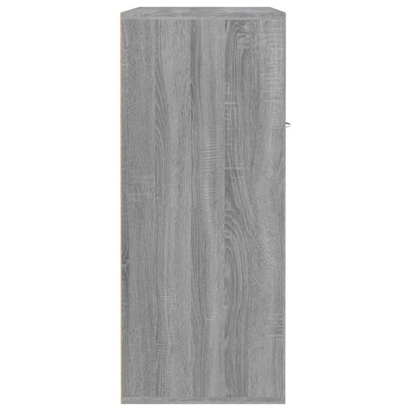 Schuhschrank Grau Sonoma 60x35x84 cm