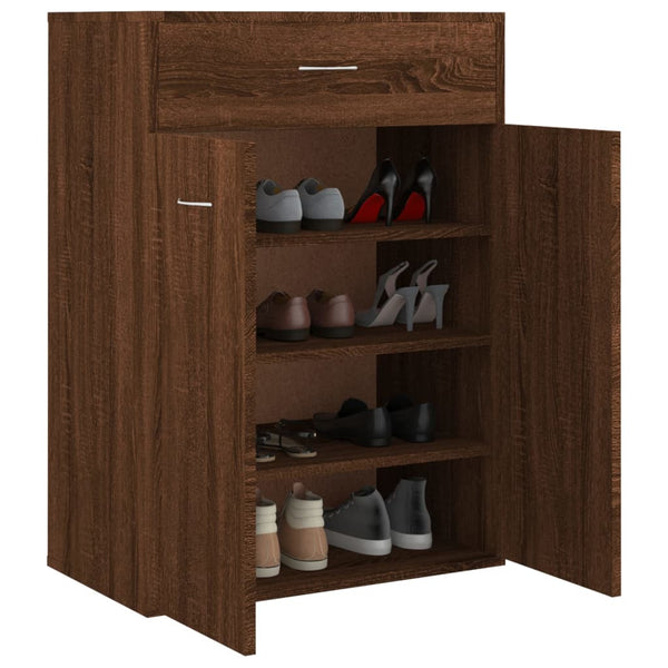 Schuhschrank Braun Eichen-Optik