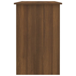 Schreibtisch Braun Eichenoptik 100x50 cm