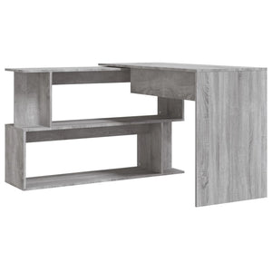 Eckschreibtisch Grau Sonoma 200 cm