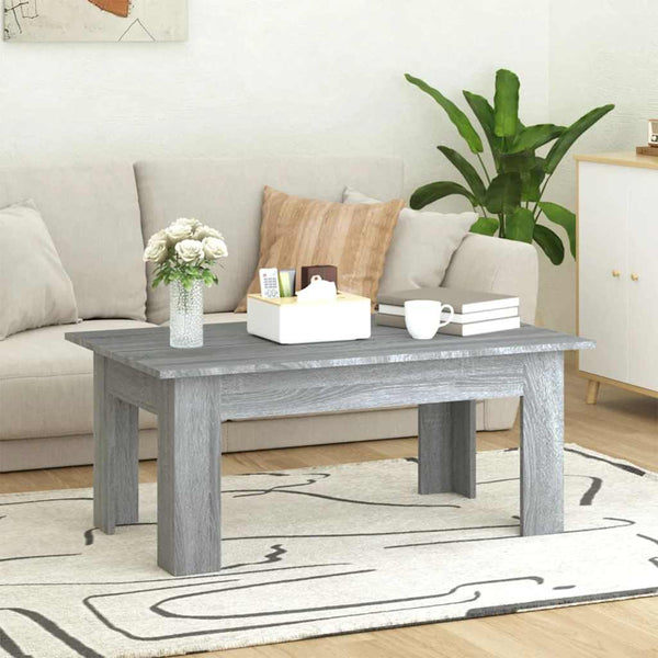 Grauer Couchtisch Sonoma, 100 cm