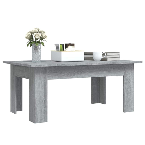 Grauer Couchtisch Sonoma, 100 cm