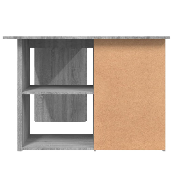 Eckschreibtisch Grau Sonoma 145x100 cm