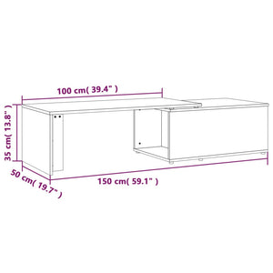 Couchtisch Räuchereiche 150 cm