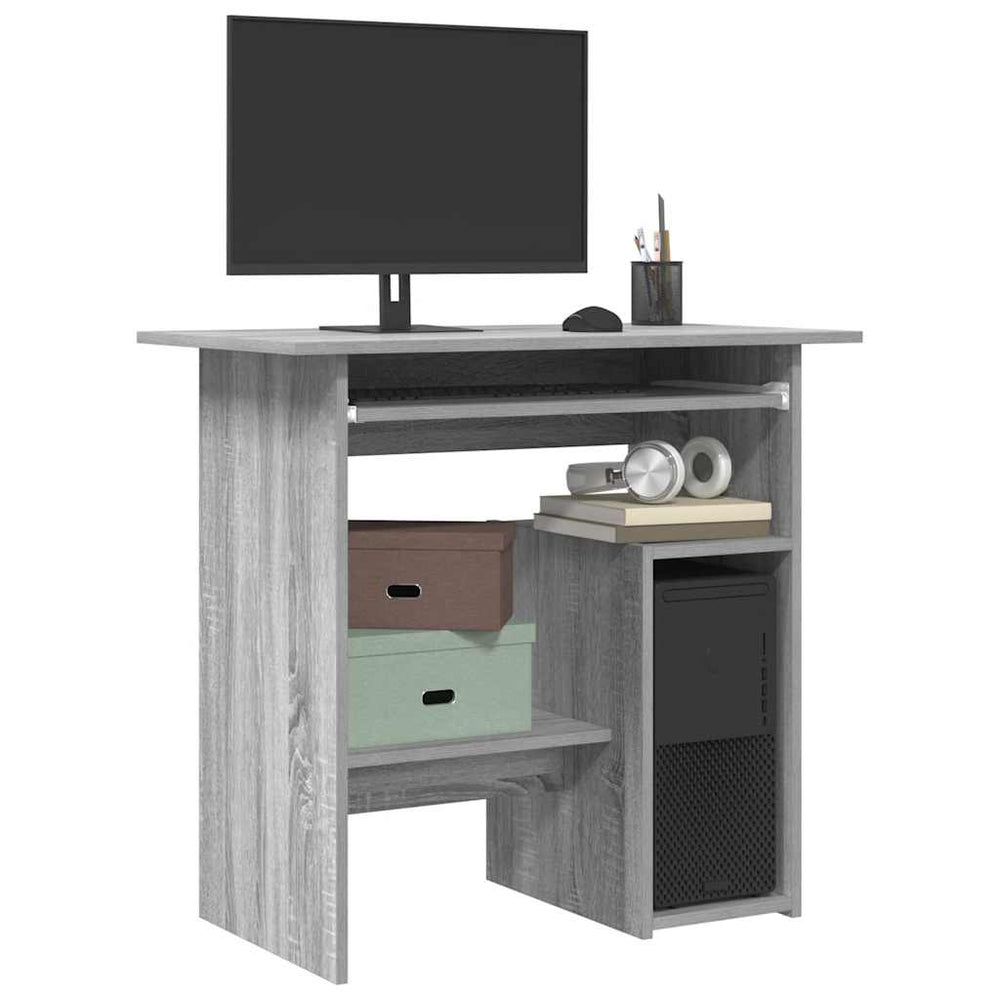 Schreibtisch Grau Sonoma 80x45 cm