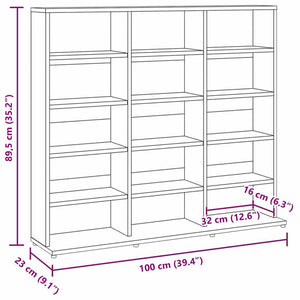CD Regal Grau Sonoma 100 cm