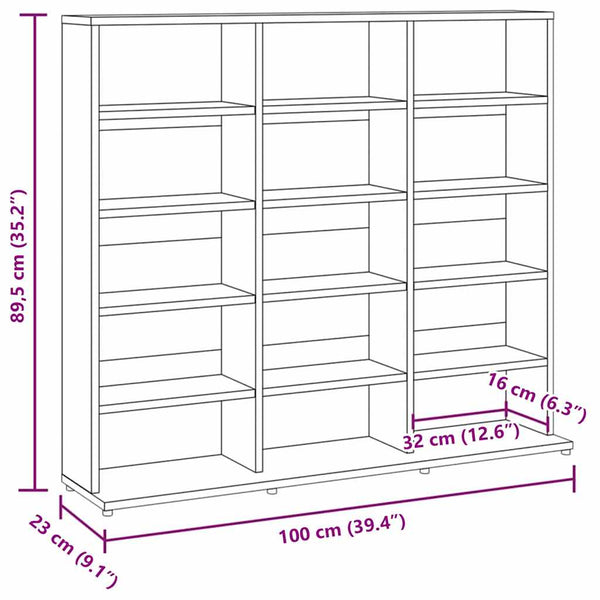 CD Regal Grau Sonoma 100 cm