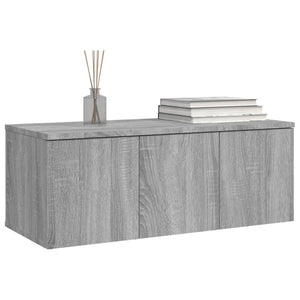 TV Schrank Grau Sonoma 80 cm