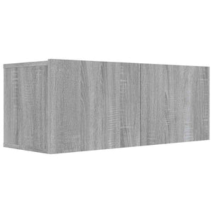 TV-Schrank Grau Sonoma 80 cm
