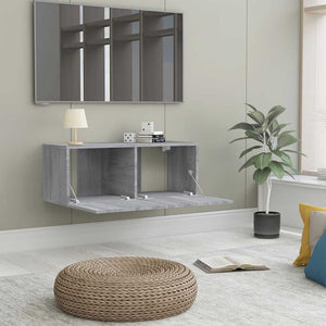 TV-Schrank Grau Sonoma 80 cm
