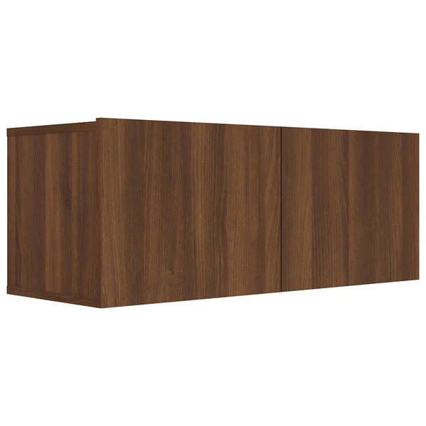 TV-Schrank Braun Eichenoptik, 80 cm