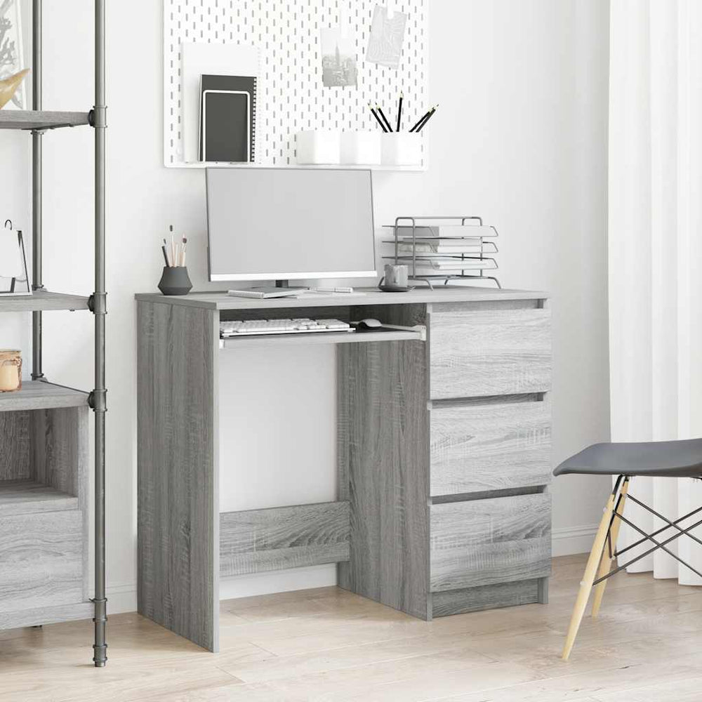 Schreibtisch Grau Sonoma 90 cm