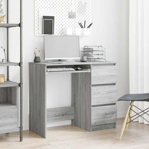 Schreibtisch Grau Sonoma 90 cm