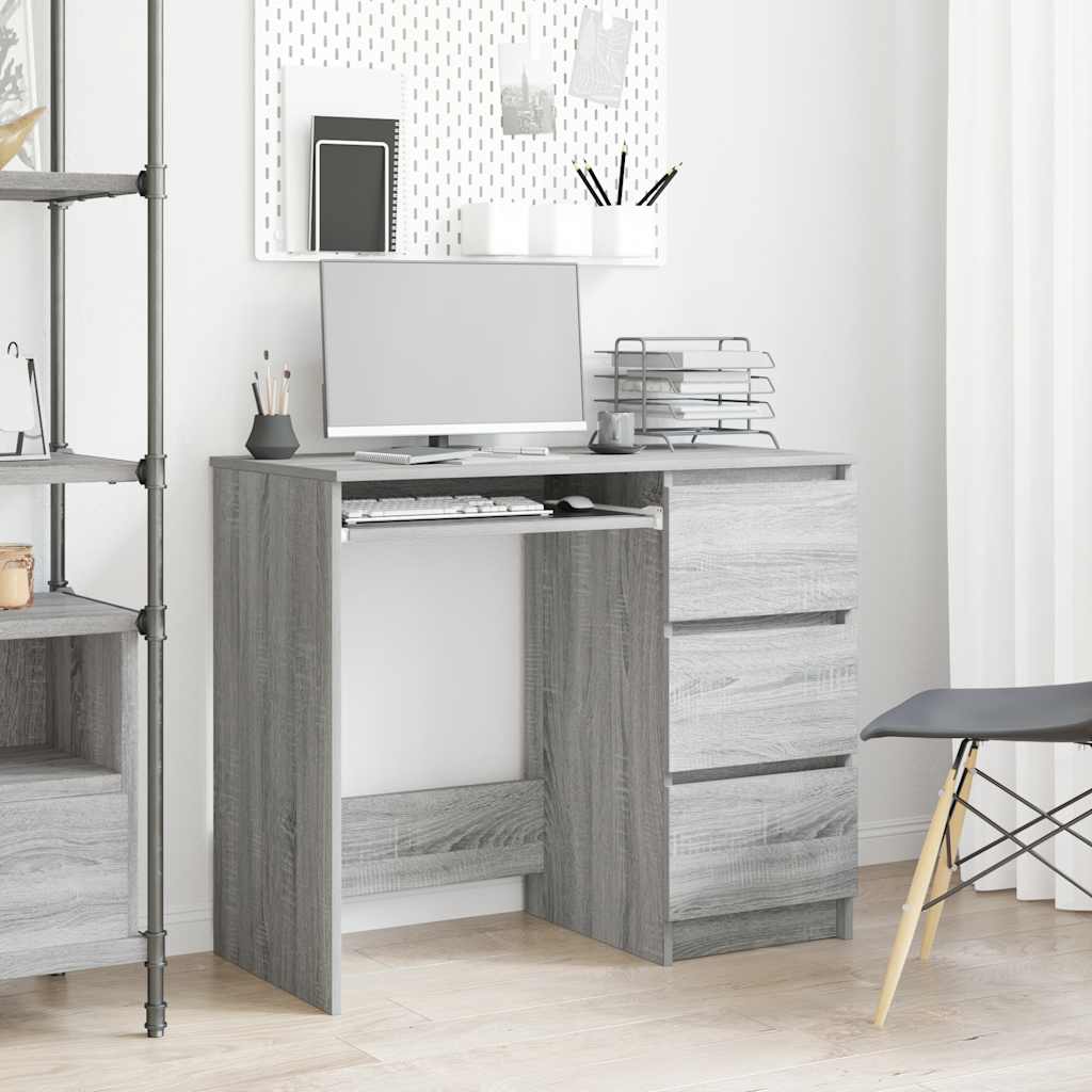 Schreibtisch Grau Sonoma 90 cm