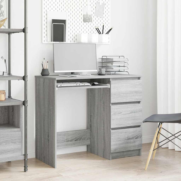 Schreibtisch Grau Sonoma 90 cm