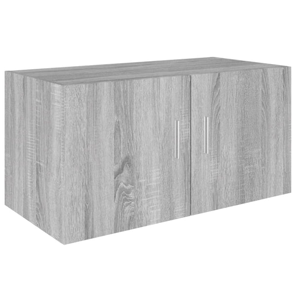 Grauer Wandschrank Sonoma 80 cm