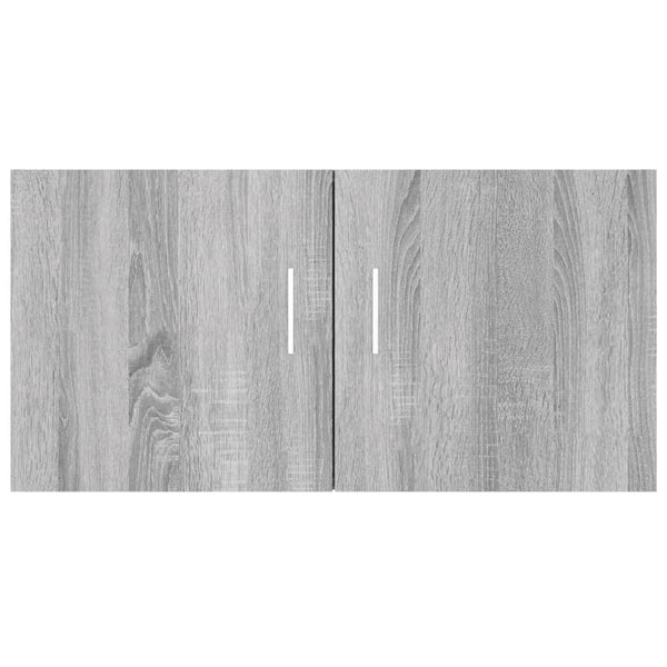 Grauer Wandschrank Sonoma 80 cm