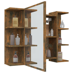 Bad Spiegelschrank Räuchereiche 80 cm