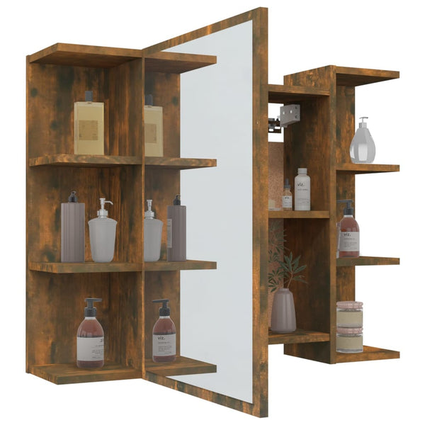 Bad Spiegelschrank Räuchereiche 80 cm