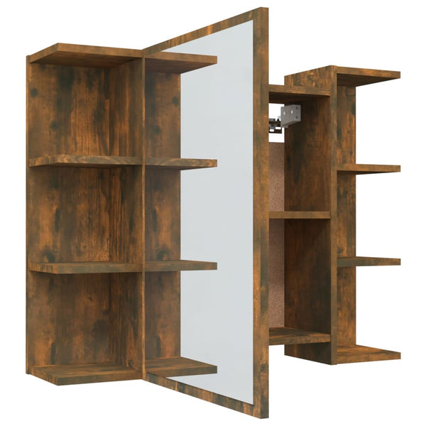 Bad Spiegelschrank Räuchereiche 80 cm