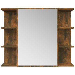 Bad Spiegelschrank Räuchereiche 80 cm