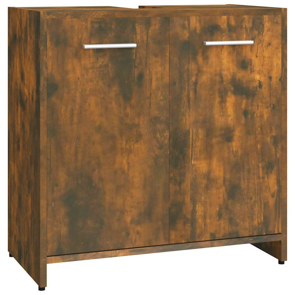 Badschrank Räuchereiche 60 cm