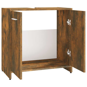 Badschrank Räuchereiche 60 cm