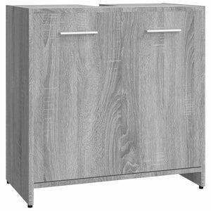 Badezimmerschrank Grau Sonoma 60 cm