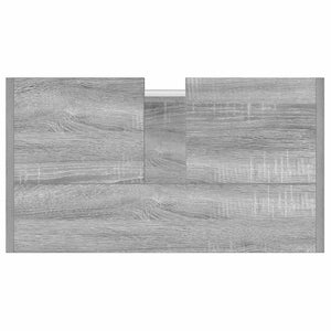 Badezimmerschrank Grau Sonoma 60 cm