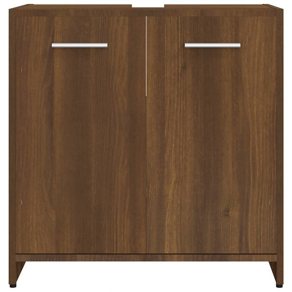 Badezimmerschrank Braun Eiche 60cm
