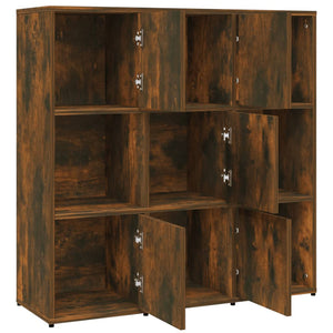 Bücherregal Räuchereiche 90x90 cm