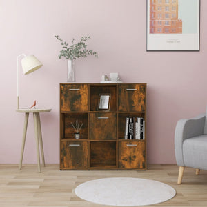 Bücherregal Räuchereiche 90x90 cm