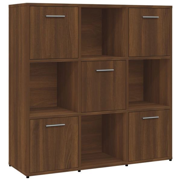 Bücherregal Braun Eichenoptik 90x90 cm