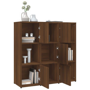Bücherregal Braun Eichenoptik 90x90 cm