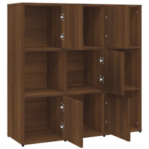 Bücherregal Braun Eichenoptik 90x90 cm