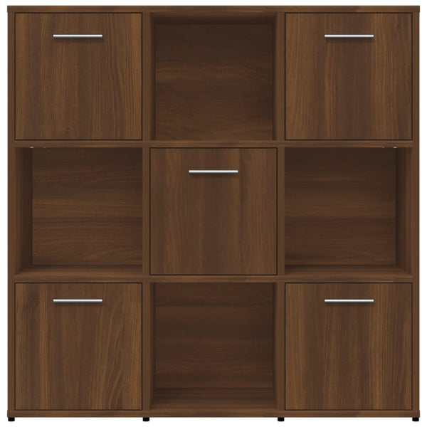Bücherregal Braun Eichenoptik 90x90 cm