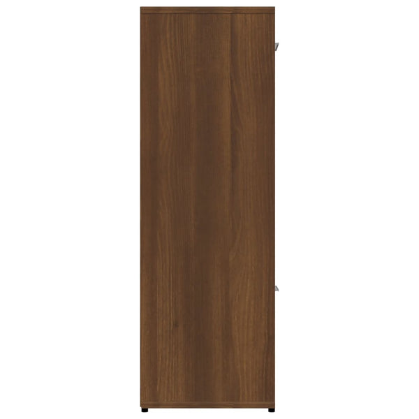 Bücherregal Braun Eichenoptik 90x90 cm