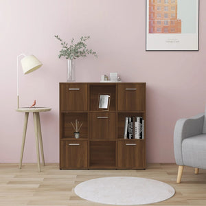 Bücherregal Braun Eichenoptik 90x90 cm